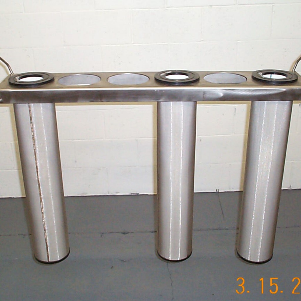 filters in hanging filter storage rack TriNuclear